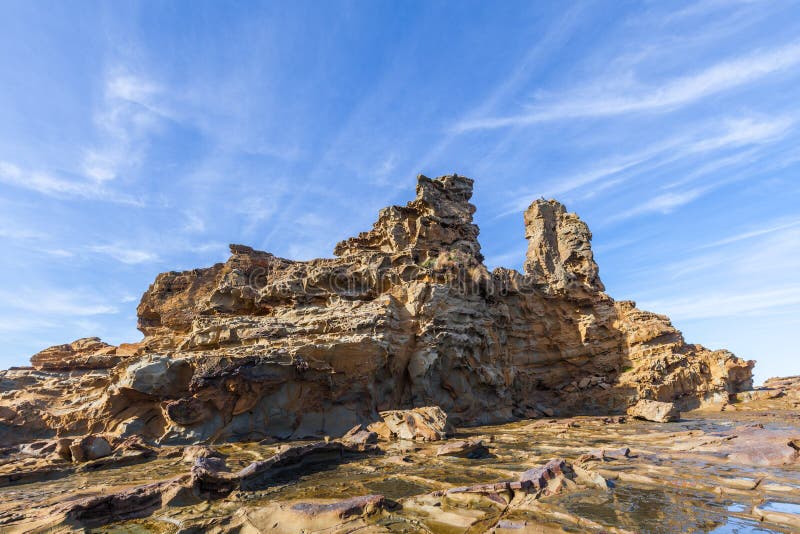 Eagles Nest Beach, Victoria, Australia Stock Photo Image of orange