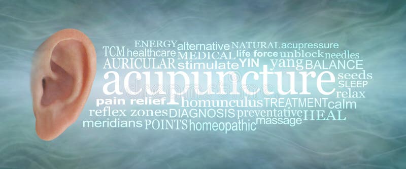 Ear Acupuncture Word Cloud banner