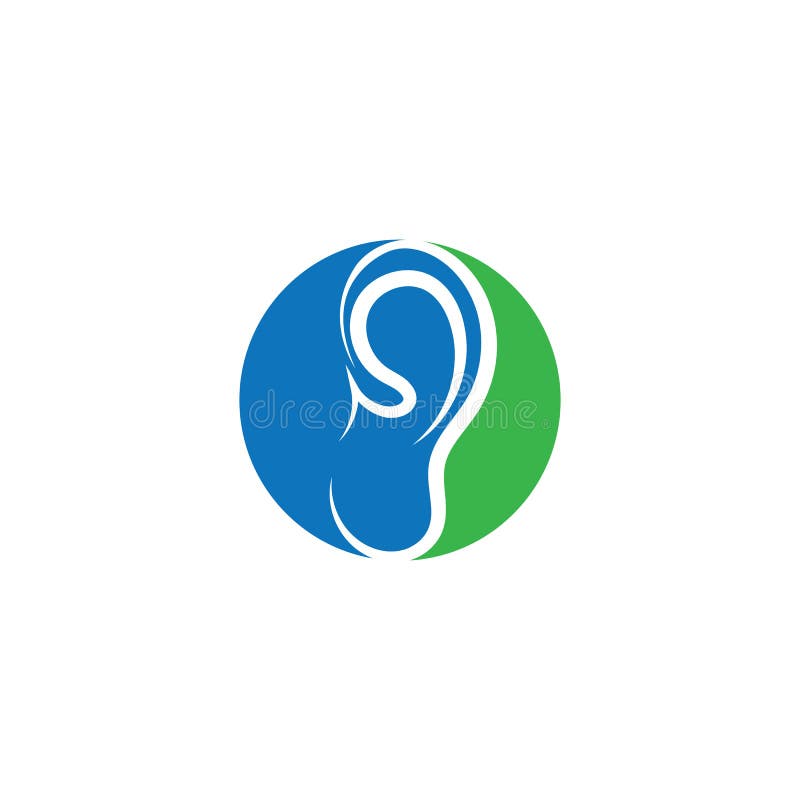 Ear Logo and Symbols App Icons Stock Illustration Illustration of
