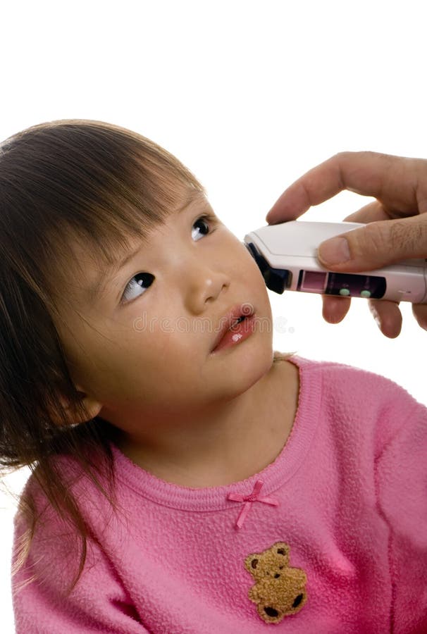 Ear Temperature 3 stock image. Image of child, girl, healthy 1983887