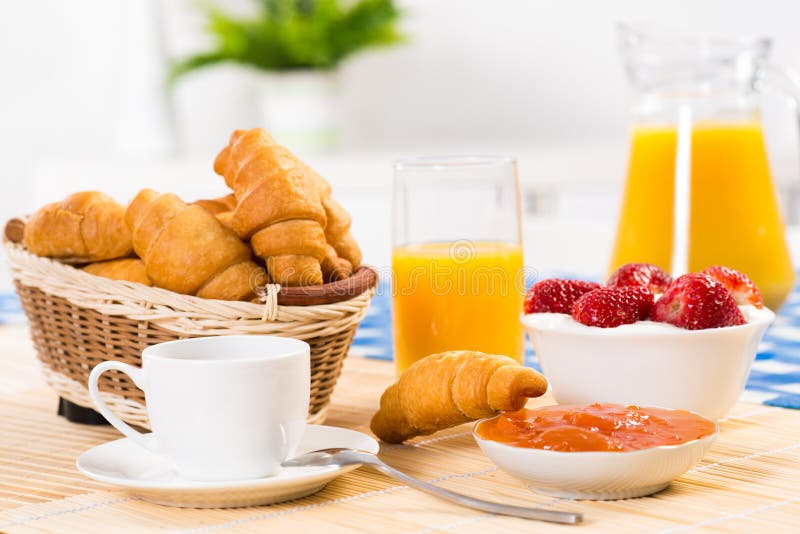 Early breakfast stock photo. Image of glass, juice, break - 32078366