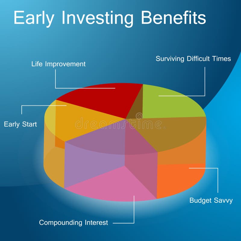 Financial Planning Chart stock vector. Illustration of