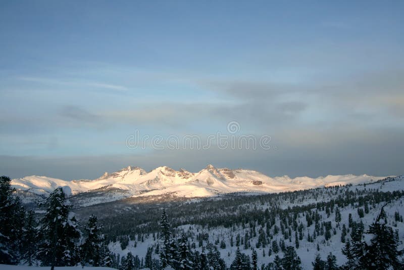 Early morning in the mountains