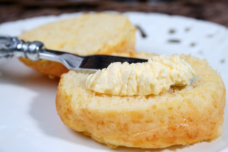 Early Morning Scones with Butter