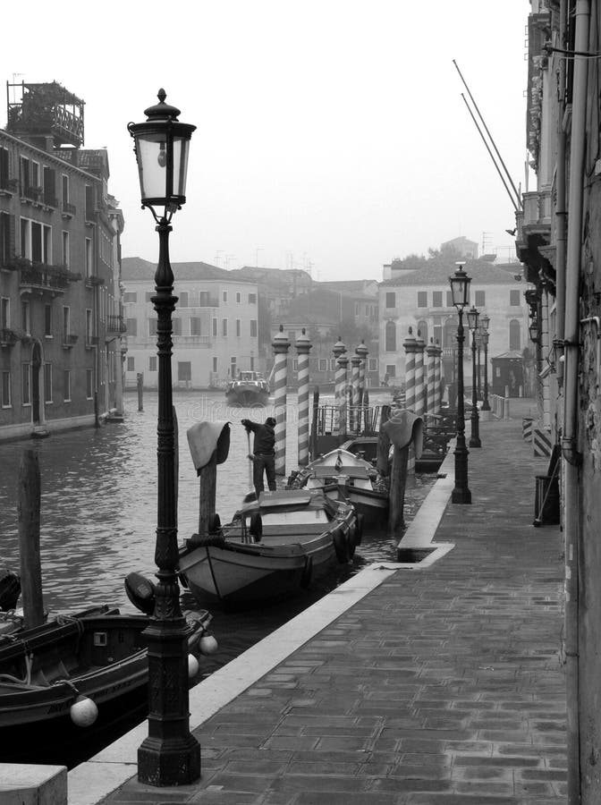 Early morning in Venice royalty free stock photos