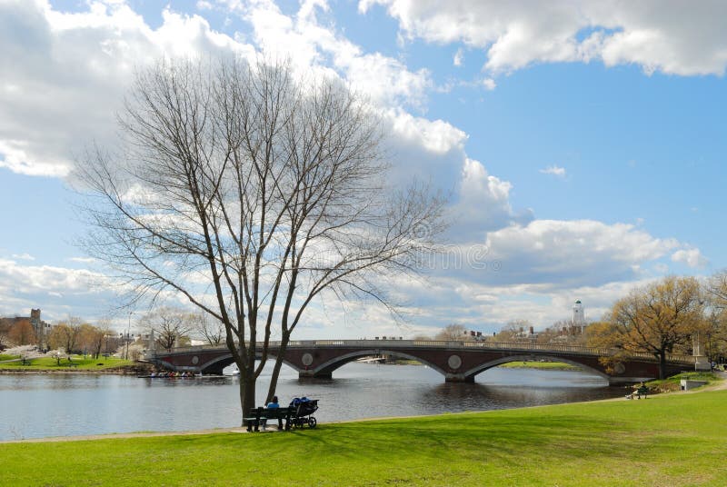 Early spring in Cambridge stock photo. Image of arch, house 3978258