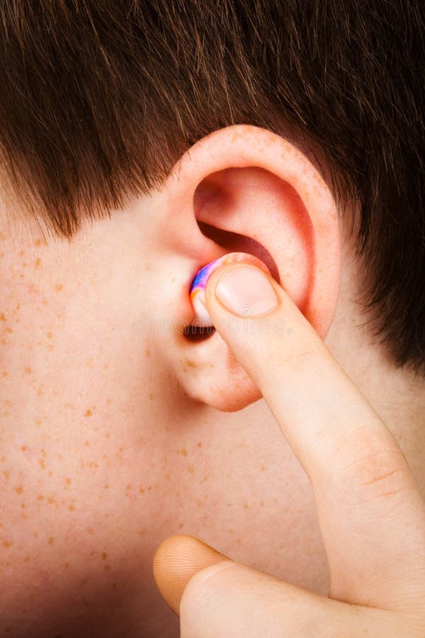 Earplug into the ear