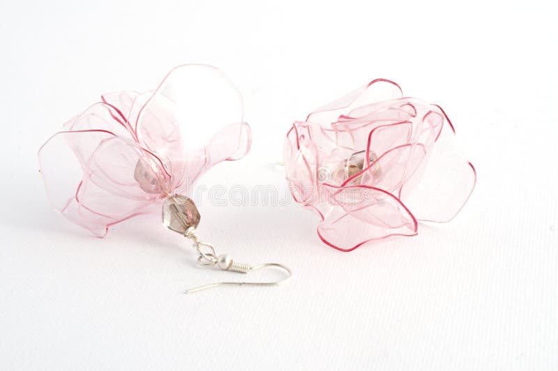 Earrings in Recycled Plastic Bottles Stock Image Image of recycled