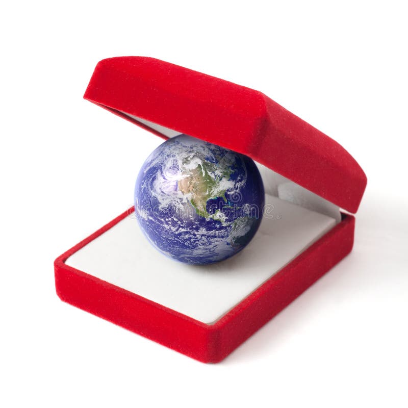 Earth as a gift stock image. Image of isolaton, environmental 21963445