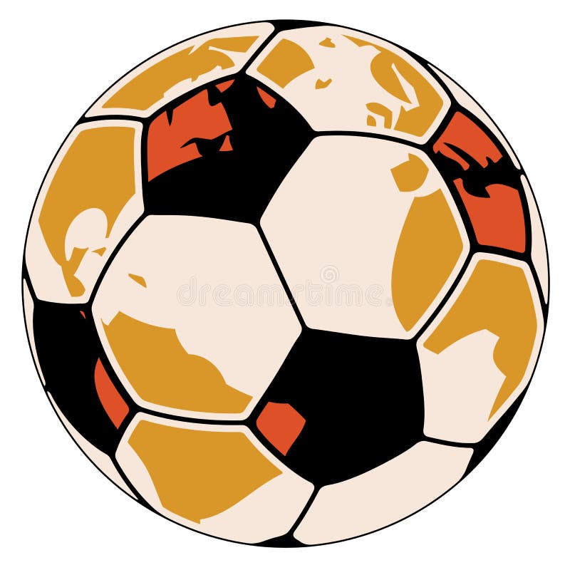 Earth as soccer ball stock illustration. Illustration of ball 25256424