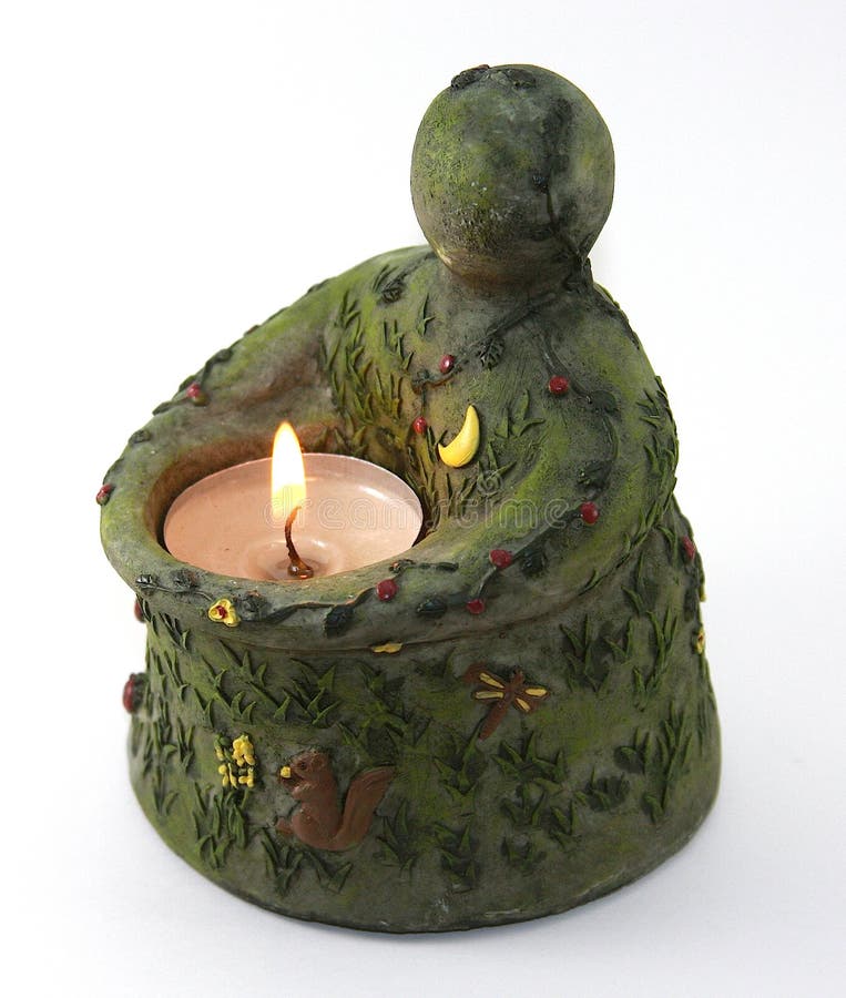 Earth Candle stock image. Image of goddess, feminine, healing 7837243