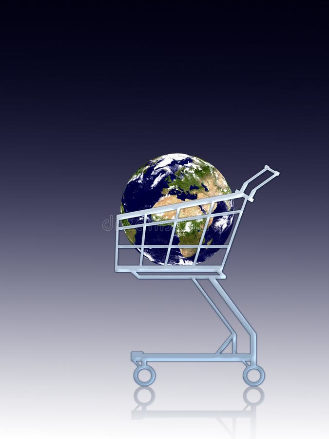 Earth in a cart