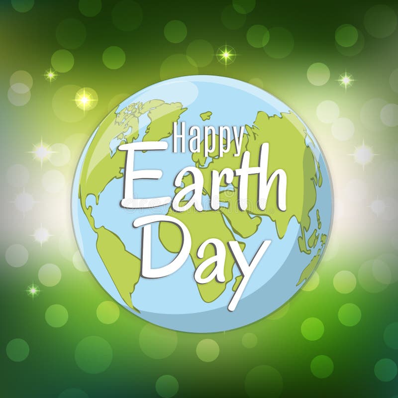 Earth day logo design. World environment day. Ecology concept. Vector Illustration. royalty free illustration Earth day logo design. World environment day. Ecology concept. Vector Illustration. royalty free illustration