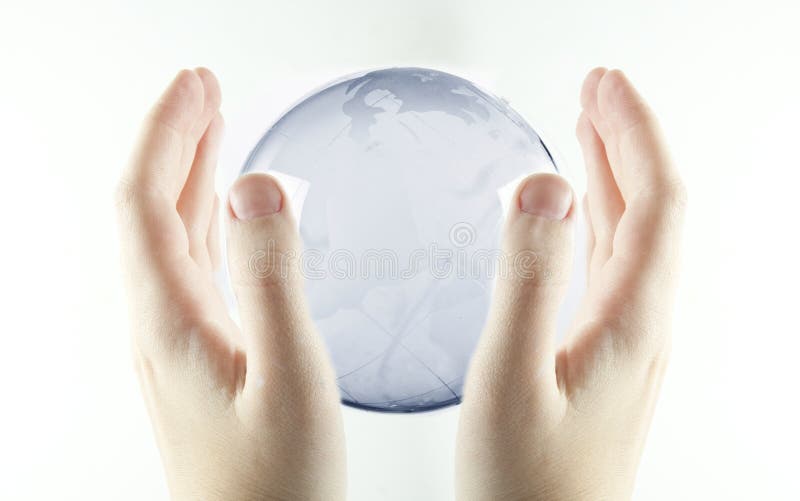 Earth in hands