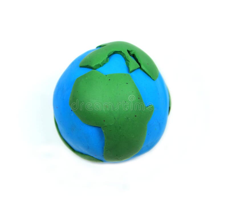 Earth from kids clay royalty free stock image Earth from kids clay royalty free stock image