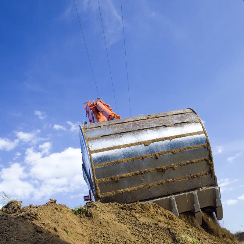 Earth mover stock image. Image of move, mover, dirt, equipment 15909445