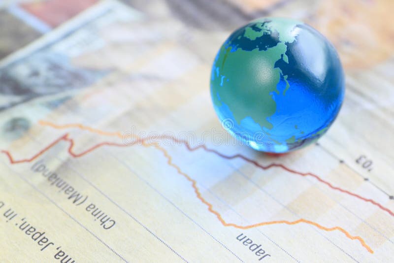 Earth and newspaper royalty free stock photography