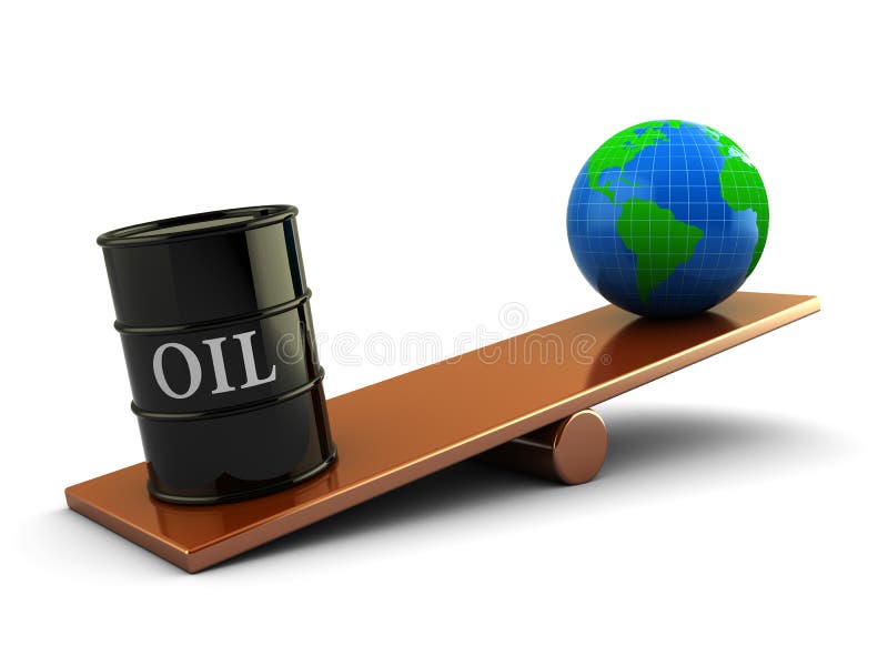 Earth and oil stock illustration. Illustration of choice 17646619