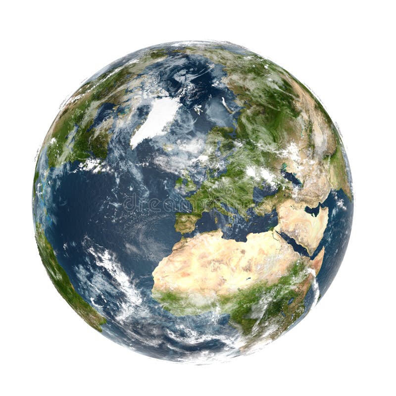 earth white background high resolution