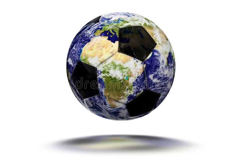 Earth soccer ball - Earth texture by NASA.gov