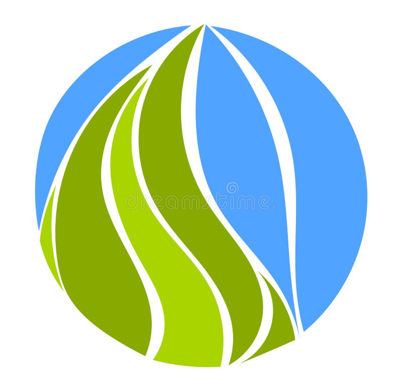 Earth symbol royalty free illustration