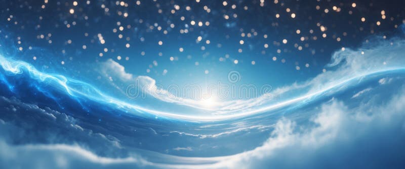 Earth viewed from space with vibrant colors and starry background royalty free stock photo