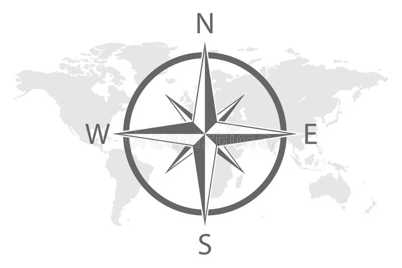 Map Compass Stock Illustrations – 83,133 Map Compass Stock