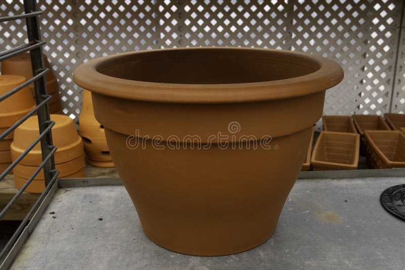 Earthen vessel ceramic stock image. Image of handmade 195619203