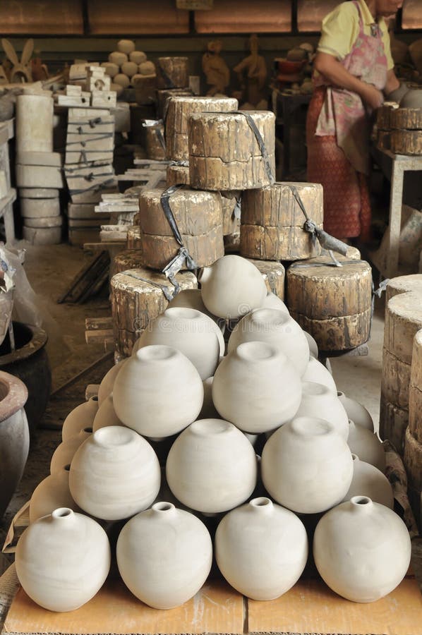 Earthenware Industry, Pottery Industry Stock Image Image of craftsman