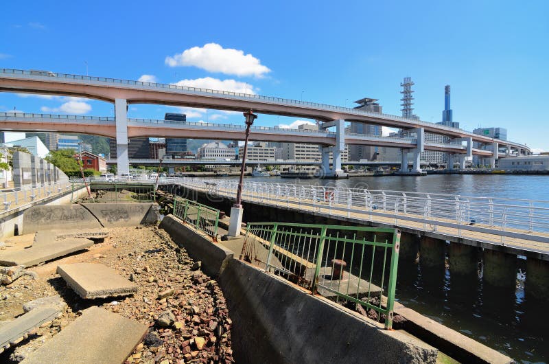 Preserved damage from the 1995 Hanshin Earthquake in Kobe, Japan. Preserved damage from the 1995 Hanshin Earthquake in Kobe, Japan.