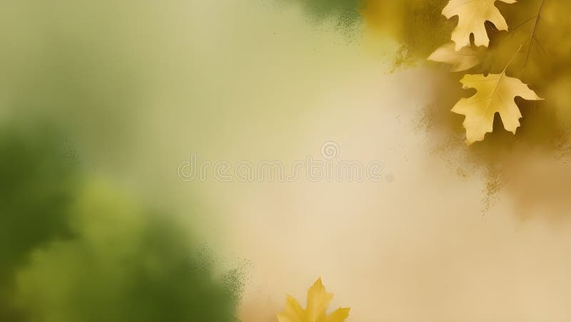 Earthy abstract gradient with soft moss green, ochre yellow stock illustration