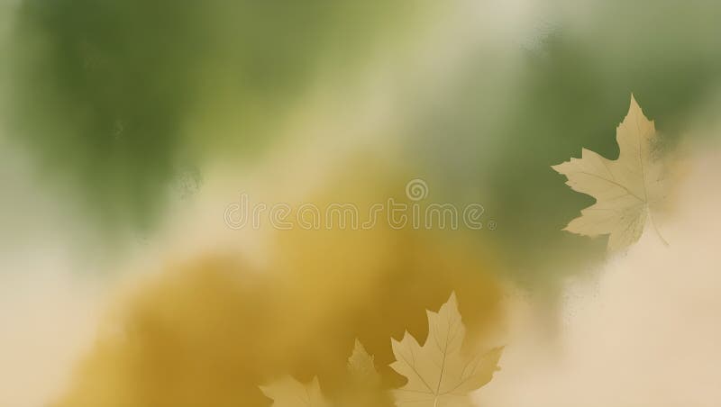 Earthy abstract gradient with soft moss green, ochre yellow stock illustration