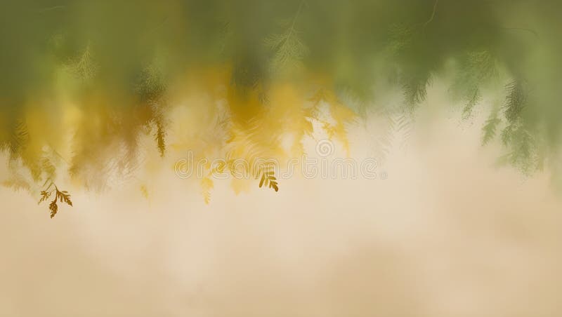 Earthy abstract gradient with soft moss green, ochre yellow royalty free illustration