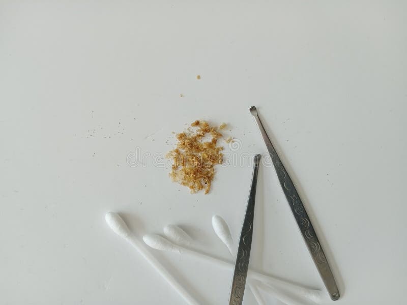 Earwax stock photo. Image of cotton, tool, food, hand 270171496
