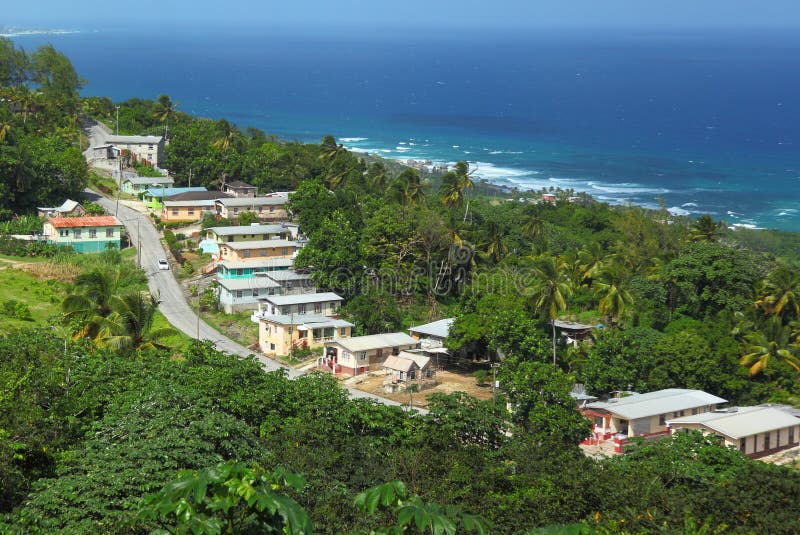 East coast of Barbados, Caribbean stock image East coast of Barbados, Caribbean stock image