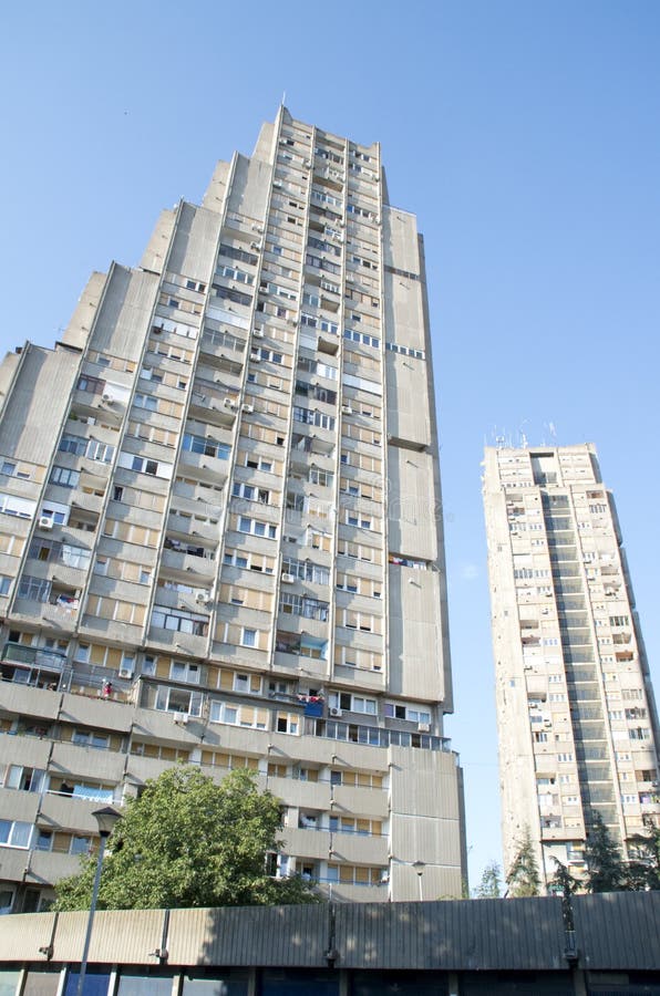 East Gade Building in Belgrade stock image East Gade Building in Belgrade stock image