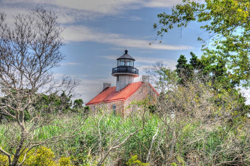 East Point Lighthouse in NJ HDR Editorial Image Image of light, water