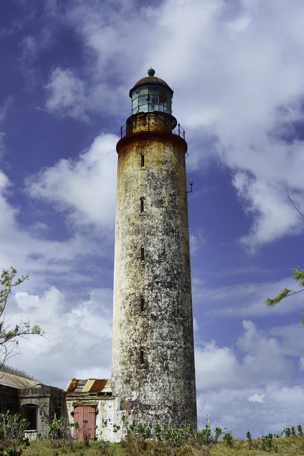 East Point One of the Four Lighthouses in Barbados Stock Image
