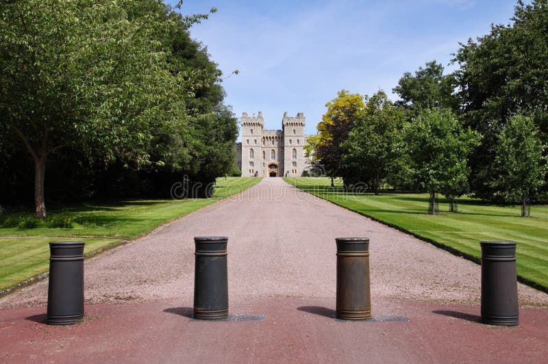 East Terrace of Windsor Castle in England