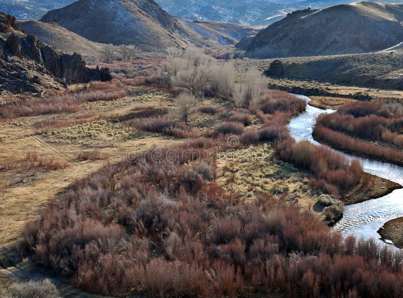 East Walker River in Western Nevada Stock Photo Image of blue, nevada