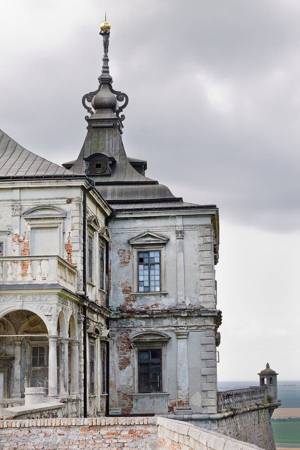 East Wing of the Castle Pidhirtsi Stock Image Image of wing