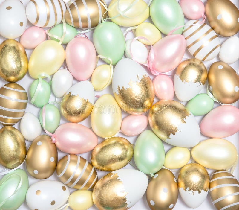 Pastel Colored Easter Eggs in Nest on Wooden Background Stock Image Image of food, holidays