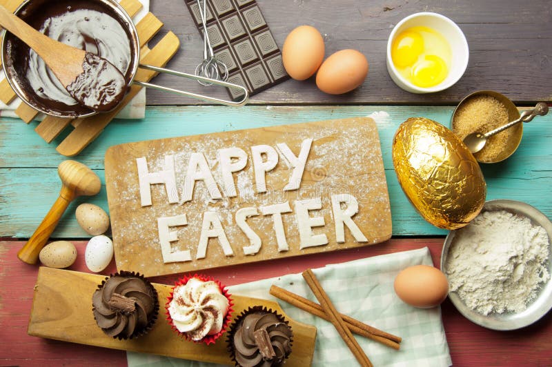 Easter baking stock image Easter baking stock image