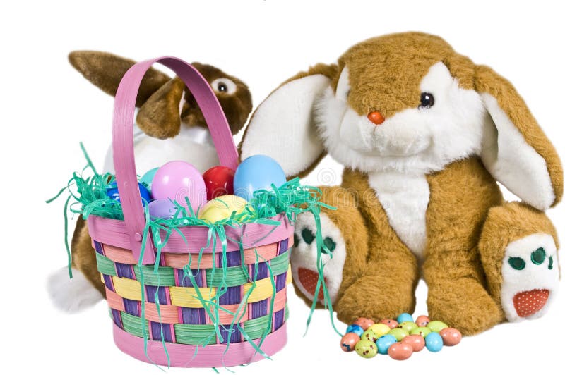 Easter basket stock photo. Image of easter, festive, flower 13067644