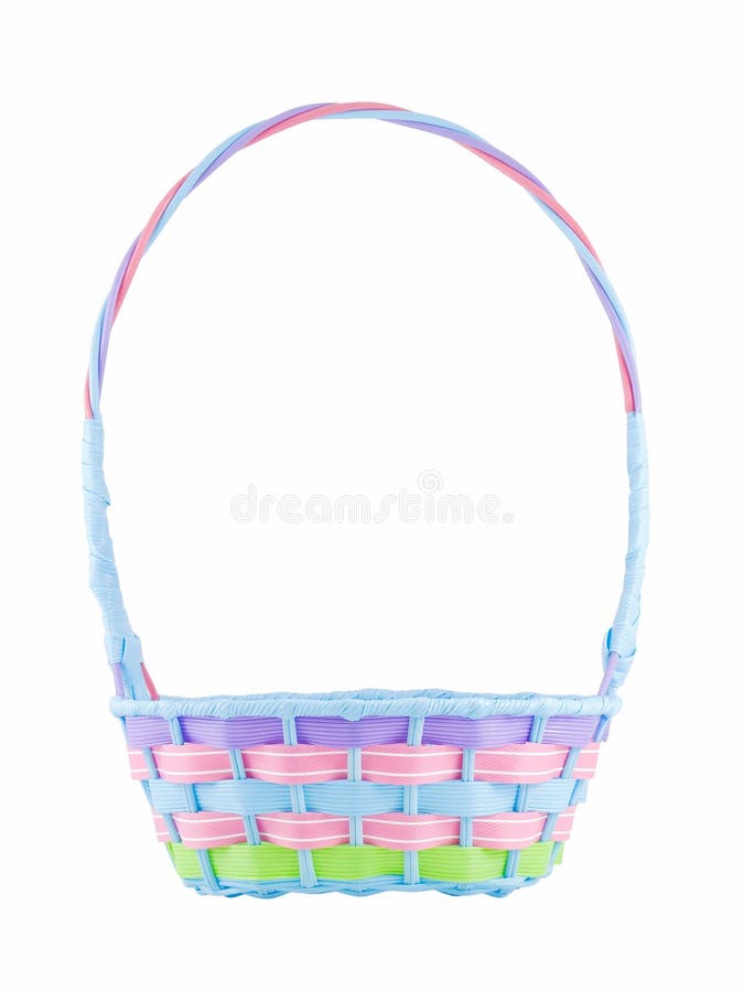 Easter Basket stock image. Image of isolated, basket, weave 4632931