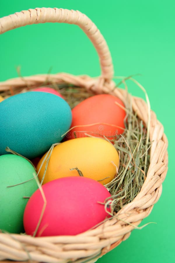 Easter Basket stock photo. Image of pink, decorations, colorful 532120