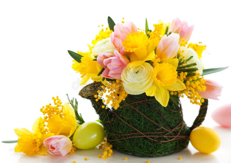 Easter bouquet stock image. Image of bunch, easter, arrangement 23279707