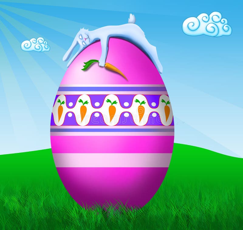 Easter Bunny Easter Egg Picture. Image 8535272