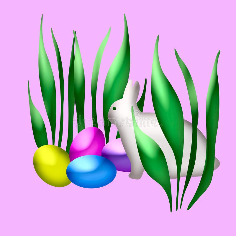 Easter bunny art