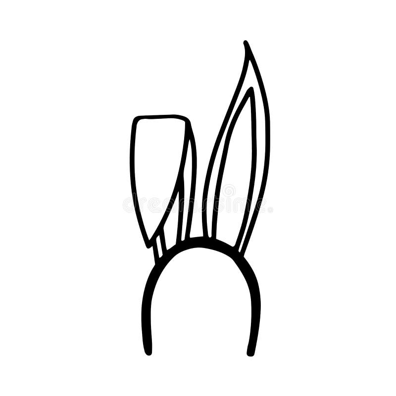 Download Bunny outline stock illustration. Illustration of animal ...